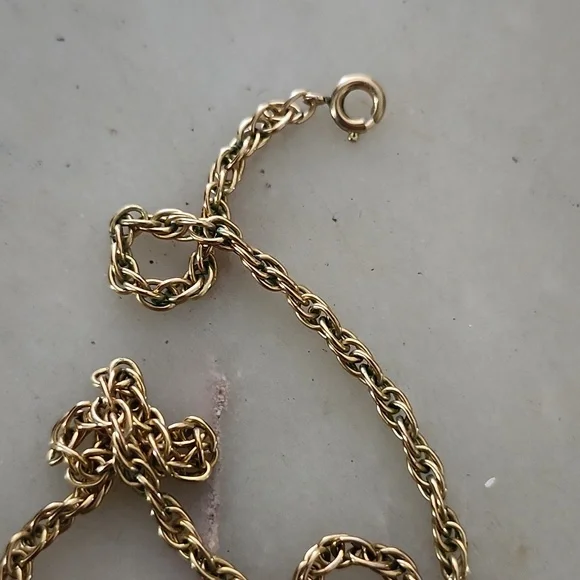 AJG 20-12K CO Gold Rope Chain Necklace 27 Inches - Picture 5 of 12